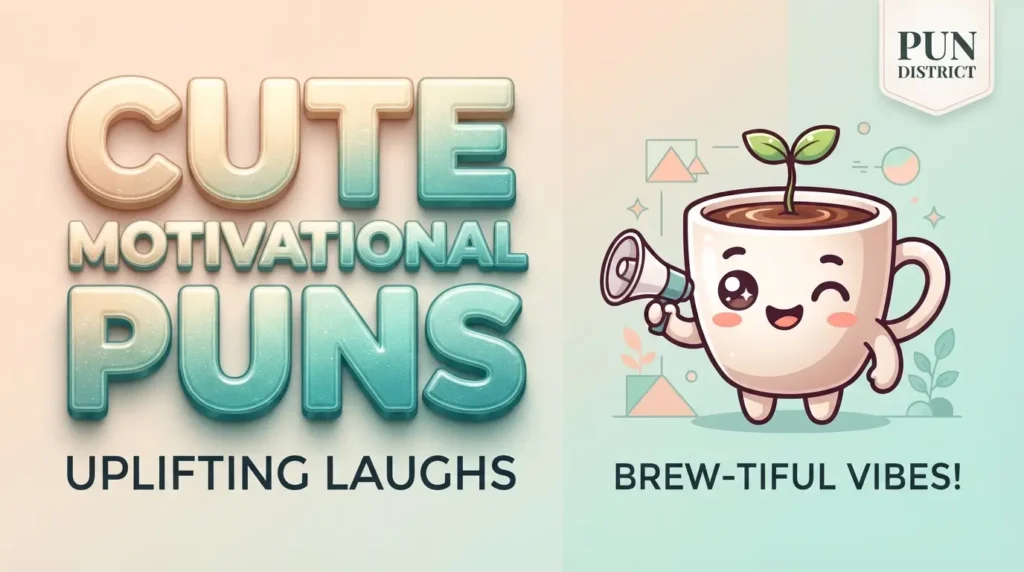 cute motivational puns
