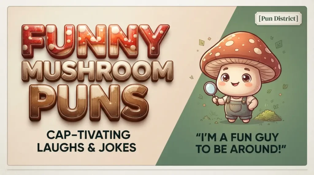 funny mushroom puns