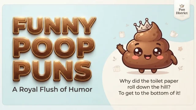 funny poop puns