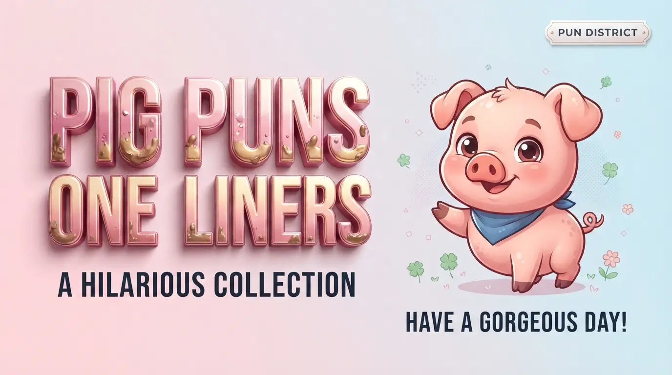 pig puns one liners