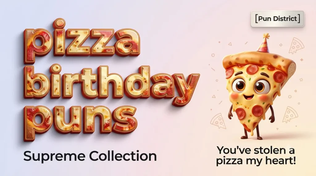 pizza birthday puns