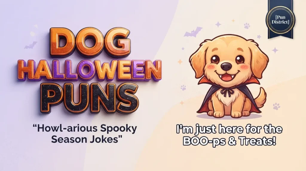 dog halloween puns