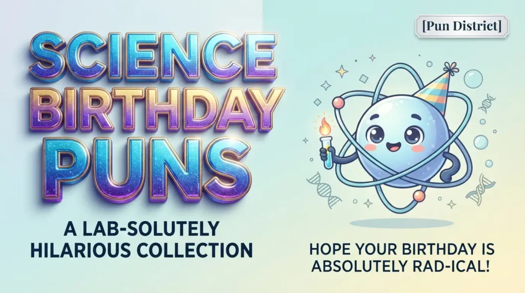 science birthday puns