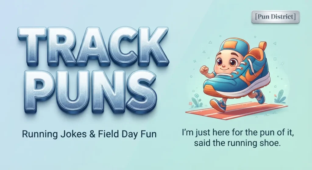 track puns