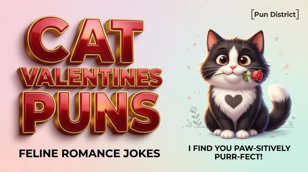 cat valentines puns