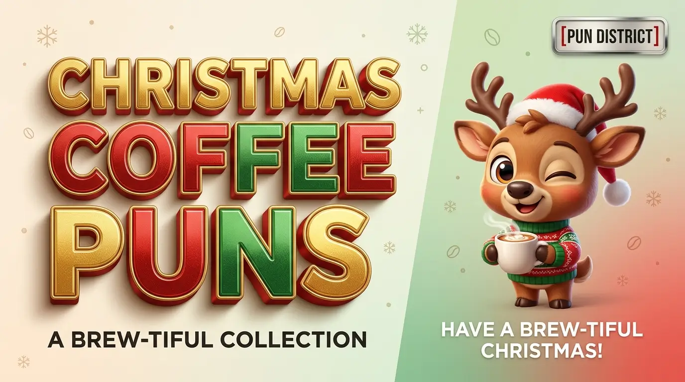 christmas coffee puns