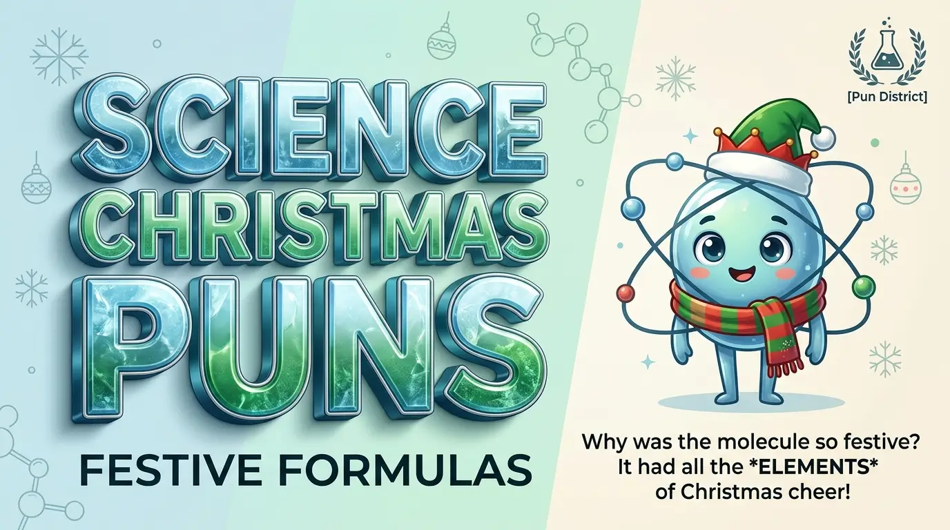 science christmas puns