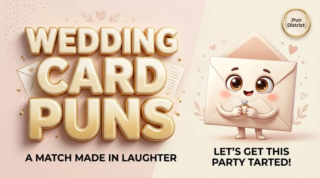 wedding card puns